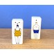 Porcelain Salt and Pepper Summer Lovers Couple 1 A FUTURE PERFECT, front view