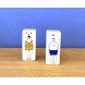 Porcelain Salt and Pepper Summer Lovers Couple 1 A FUTURE PERFECT, front view