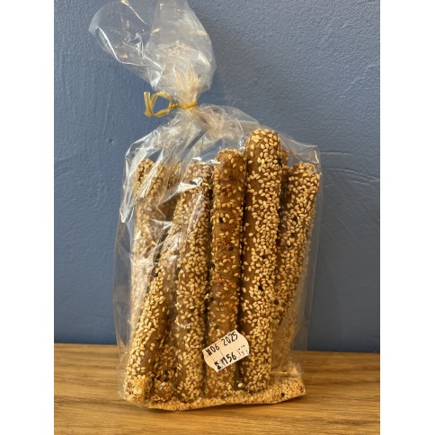 Whole ground wheat Breadsticks 250g CNOSSOS BAKERY, back view