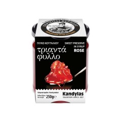 Γλυκό Τριαντάφυλλο 250g KANDYLAS, μπροστινή όψη