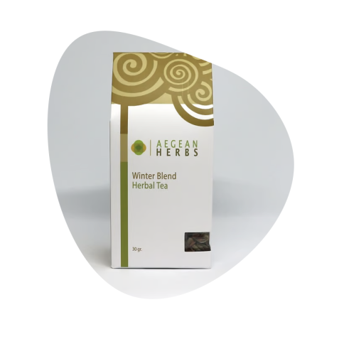 Infusion Hivernale 30g Aegean Herbs, vue de face