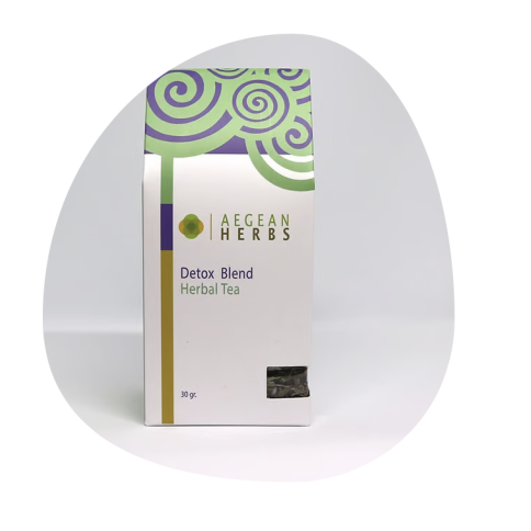 Detox Blend Herbal Tea 30g Aegean Herbs, front view