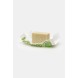 Handmade olive oil soap lemon verbena & sage 125g Helleo, front view without packaging