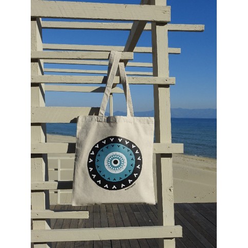 Tote Bag Green Eye AhGB, front view