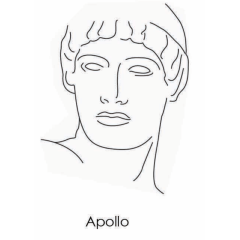 Ceramic coasters - Apollo