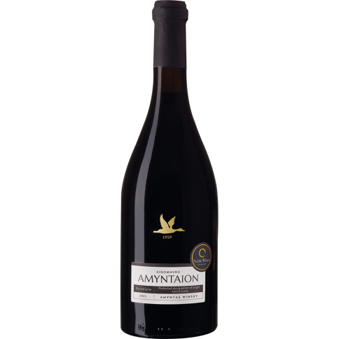 Amyntaion Xinomavro PDO, red wine 75cl Amyntas Winery, front view