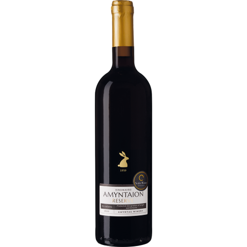 Amyntaion Reserve Xinomavro PDO, red wine 75cl Amyntas winery, front view