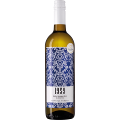 1959 dry white wine PGI Florina 75cl Amyntas winery, front view