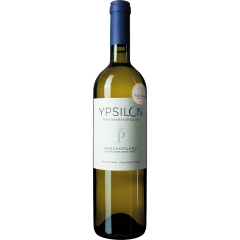 Ypsilon Moschofilero PGI Peloponnese, white wine 75cl Papagiannakopoulos winery, front view