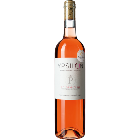 Ypsilon Agiorgitiko Rosé PGI Corinthia 75cl Papagiannakopoulos winery, front view