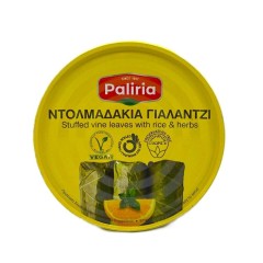 Ντολμαδάκια με ρύζι και αρωματικά 280g PALIRIA, μπροστινή όψη