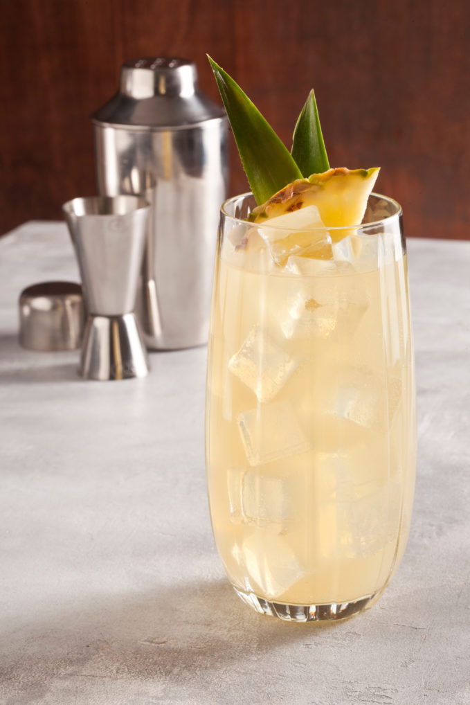 Fizzy Colada Pineapple Soda Cocktail from Three Cents